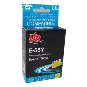UPrint kompatibilní ink s C13T055440, yellow, 13ml, E-55Y, pro Epson Stylus Photo RX425,420