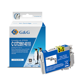 G&G kompatibilní ink s C13T29914010, T29XL, black, 14,6ml, ml NP-R-2991BK, pro Epson Expression Home XP-235, XP-332, XP-335, XP-43