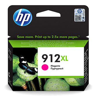 HP originální ink 3YL82AE, HP 912XL, magenta, 825str., high capacity, HP Officejet 8012, 8013, 8014, 8015 OJ Pro 8020