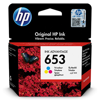 HP originální ink 3YM74AE#302, Tri-colour, blistr, 200str., HP 653, HP DeskJet IA 6000, IA PLUS 6400