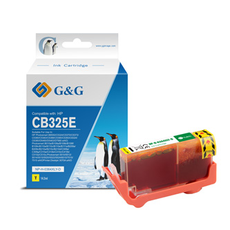 G&G kompatibilní ink s CB325EE, yellow, 750str., NP-H-0364XLY(HP364, pro HP Photosmart B8550, C5380, D5460