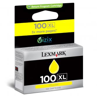 Lexmark originální ink 14N1071E, #100XL, yellow, return, 600str., Lexmark S305, 405, 505, 605, PRO205, 705, 805, 905