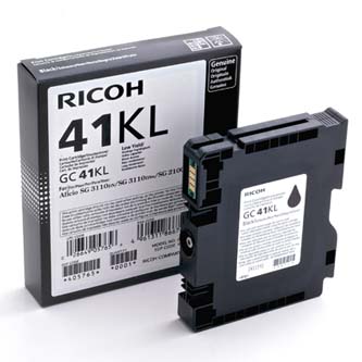 Ricoh originální gelová náplň 405765, black, 600str., GC41KL, Ricoh AFICIO SG 3100, SG 3110