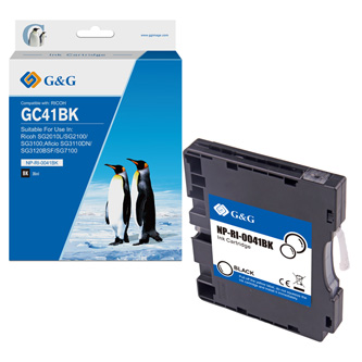 G&G kompatibilní ink s 405765, black, 600str., NP-RI-0041BK, pro Ricoh AFICIO SG 3100, SG 3110