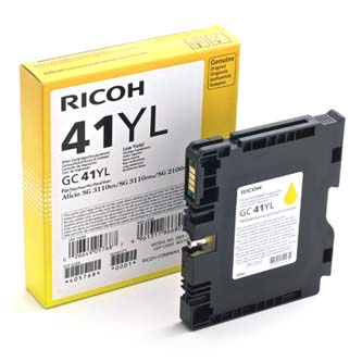 Ricoh originální gelová náplň 405768, yellow, 600str., GC41Y, Ricoh AFICIO SG 3100, SG 3110