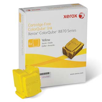 Xerox ColorQube Ink pro 8870 yellow (6 STICKS), DMO (17 300str.)