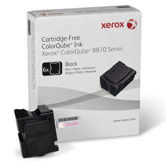 Xerox ColorQube Ink pro 8870 black (6 STICKS), DMO (16 700str.)