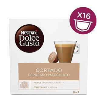 Kávové kapsle Nescafé Dolce Gusto cortado, 3x16 kapslí, velkoobchodní balení karton