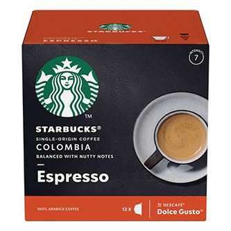 Kávové kapsle Starbucks espresso, colombia, 3x12 kapslí, velkoobchodní balení karton