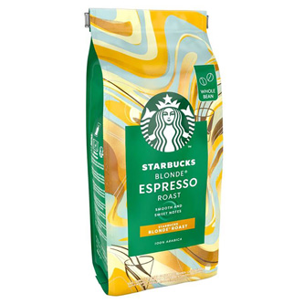 Káva zrnková, Starbucks Blonde Espresso Roast, 450g, sáček, Nestlé