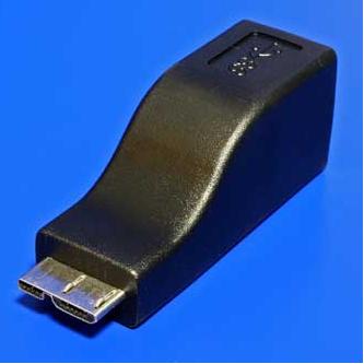 USB (3.0) Redukce, (3.0), USB micro (3.0) M-USB B (3.0) F, 0, černá, Logo