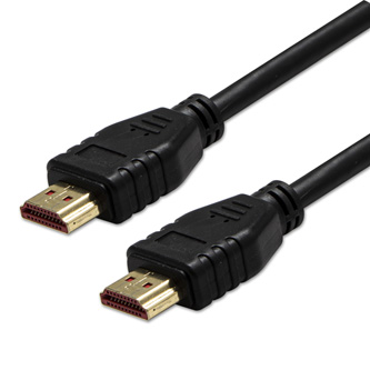 Video kabel HDMI M - HDMI M, HDMI 2.1 - Ultra High Speed, 1m, pozlacené konektory, černý, 8K@60Hz, 48Gb/s
