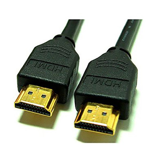 Video kabel HDMI samec - HDMI samec, HDMI 1.4 - High Speed with Ethernet, 2m, pozlacené konektory, černá, Logo blistr