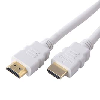 Video kabel HDMI M - HDMI M, HDMI 1.4 - High Speed with Ethernet, 2m, pozlacené konektory, šedá