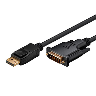 Kabel DisplayPort M- DVI (24+1) M, 2m, černá