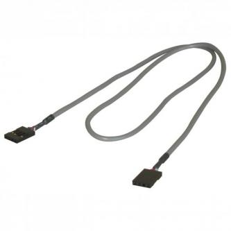 Audio kabel Audio kabel, 4 pin F- 4 pin F, 0.6m, šedý, Logo