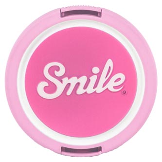 Smile krytka objektivu Kawai 52mm, růžová, 16123