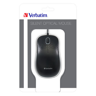 Verbatim Myš 49024, optická, 3tl., drátový USB, černá