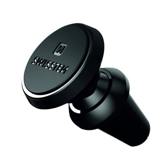 Magnetický držák mobilu(GPS) Swissten do auta, S-Grip AV-M9, černý, kov, do ventilace, černá, mobil