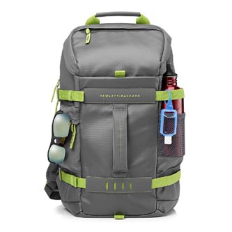 Batoh na notebook 15,6", Odyssey Sport Backpack, šedo-zelený z polyesteru, HP