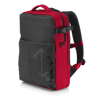 Batoh na notebook 17,3", Omen Gaming Backpack, červený z polyesteru, herní, HP