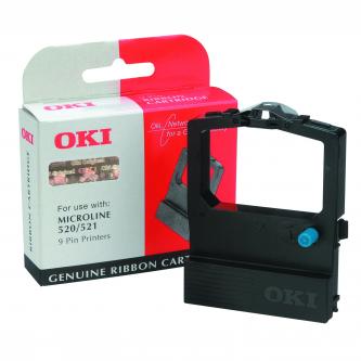 OKI originální páska do tiskárny, 9002315, černá, OKI 520, 521