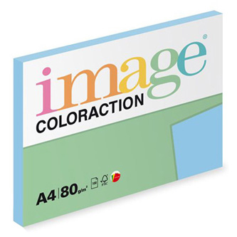 Xerografický papír Coloraction, Iceberg, A4, 80 g/m2, ledově modrý, 100 listů, vhodný pro inkoustový tisk