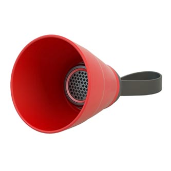 YZSY Bluetooth reproduktor SALI, 1.0, 3W, červený, regulace hlasitosti, skládací, voděodolný