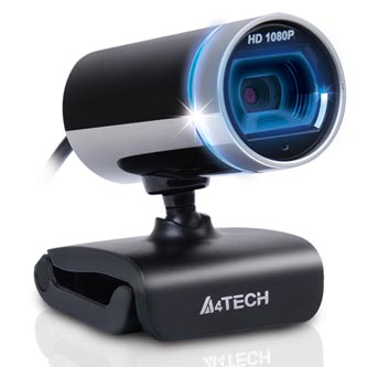 A4Tech Web kamera PK-910H, 2Mpix, USB, černá, Windows XP a vyšší, FULL HD rozlišení