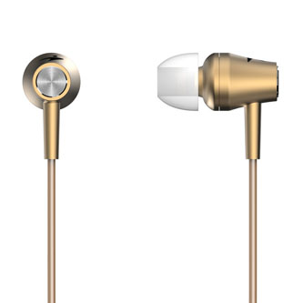 Genius HS-M360, sluchátka, bez ovládání hlasitosti, zlaté, špuntová typ 3.5 mm jack