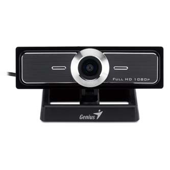 Genius web kamera WideCam F100, 5Mpix, USB, černo-stříbrná