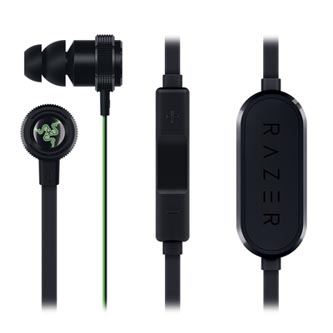 Razer Hammerhead Bluetooth, sluchátka s mikrofonem, ovládání hlasitosti, černá, bluetooth