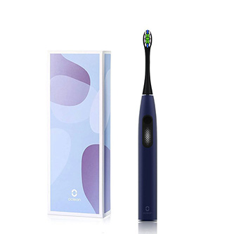 Oclean X10 sonický kartáček Blue, tmavě modrý