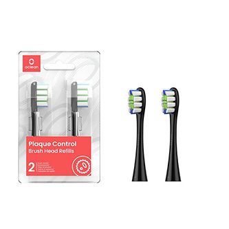 Oclean náhradní hlavice Plaque Control Medium, P1C5 B02 - 2 ks, černé