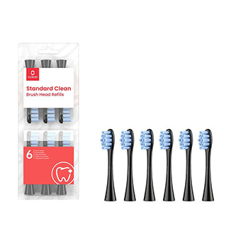 Oclean náhradní hlavice Standard Clean Soft, P2S5 B06 - 6 ks, černé