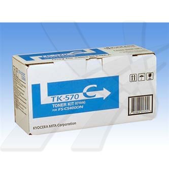 Kyocera Mita originální toner TK570C, cyan, 12000str., Kyocera Mita FS-C 5400DN