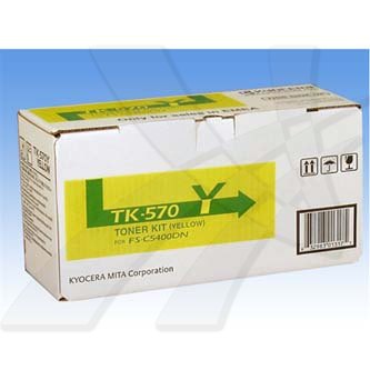 Kyocera Mita originální toner TK570Y, yellow, 12000str., Kyocera Mita FS-C 5400D