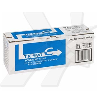 Kyocera Mita originální toner TK590C, cyan, 5000str., Kyocera Mita FS-C 2026/212