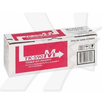 Kyocera Mita originální toner TK590M, magenta, 5000str., Kyocera Mita FS-C 2026/