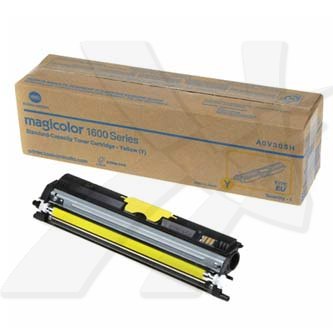 Konica Minolta originální toner A0V305H, yellow, 1500str., Konica Minolta QMS MC