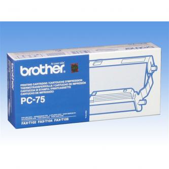 Brother originální fólie do faxu PC75, 1*140s, Brother Fax T-104, T-106
