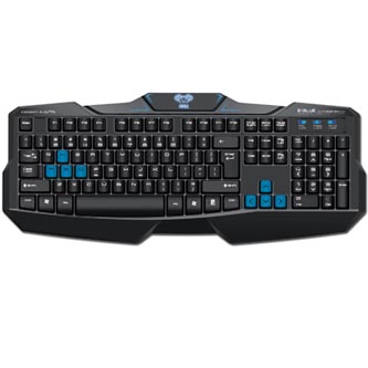 E-blue Cobra EKM746, klávesnice CZ/SK, herní, drátová (USB), černá