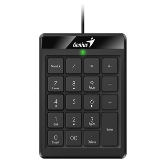 Genius NumPad 110, numerická klávesnice numerická, drátová (USB), černá, ne