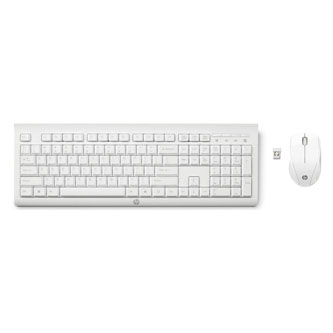 HP HP C2710, Sada klávesnice s bezdrátovou optickou myší, AAA, CZ, klasická, bezdrátový přijímač USB typ 2.4 [GHz], bezdrátová, bí