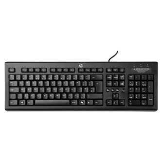 HP Classic Wired Keyboard, Klávesnice SK, klasická, drátová (USB), černá