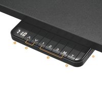 Ovládací panel s displejem a USB portem